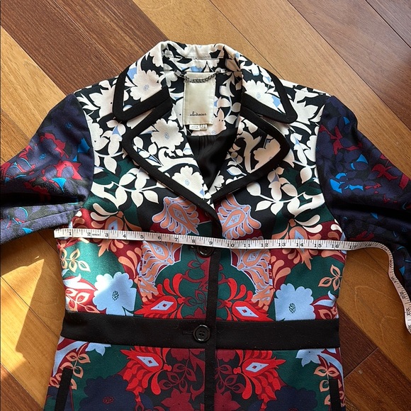 Elevenses Florilège Coat Anthropologie, size 4 - Picture 7 of 16